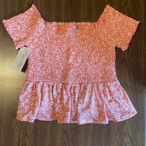 NWT Pink Lilly Crop Top
